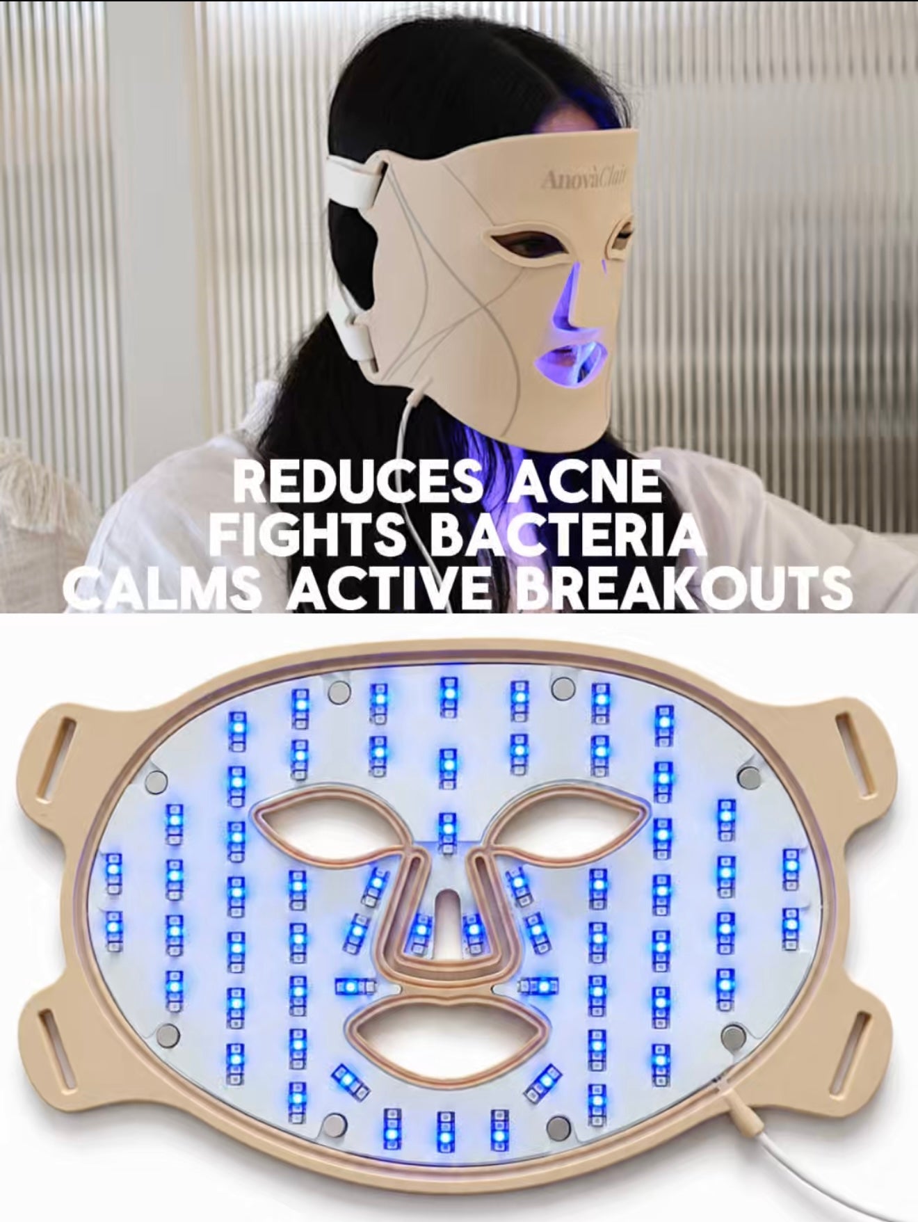 AnovàClair Advanced Full Coverage LED Mask