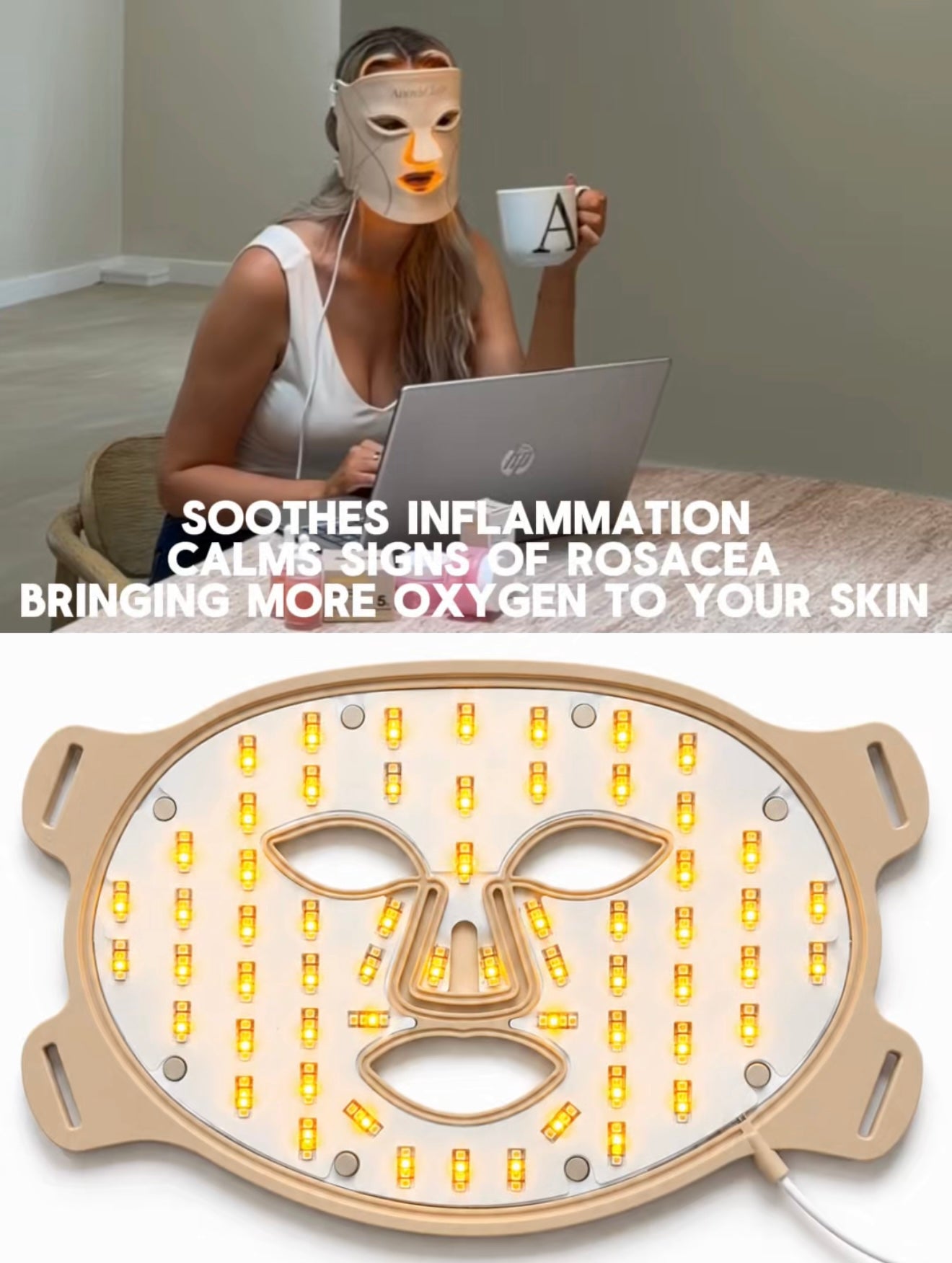 AnovàClair Advanced Full Coverage LED Mask