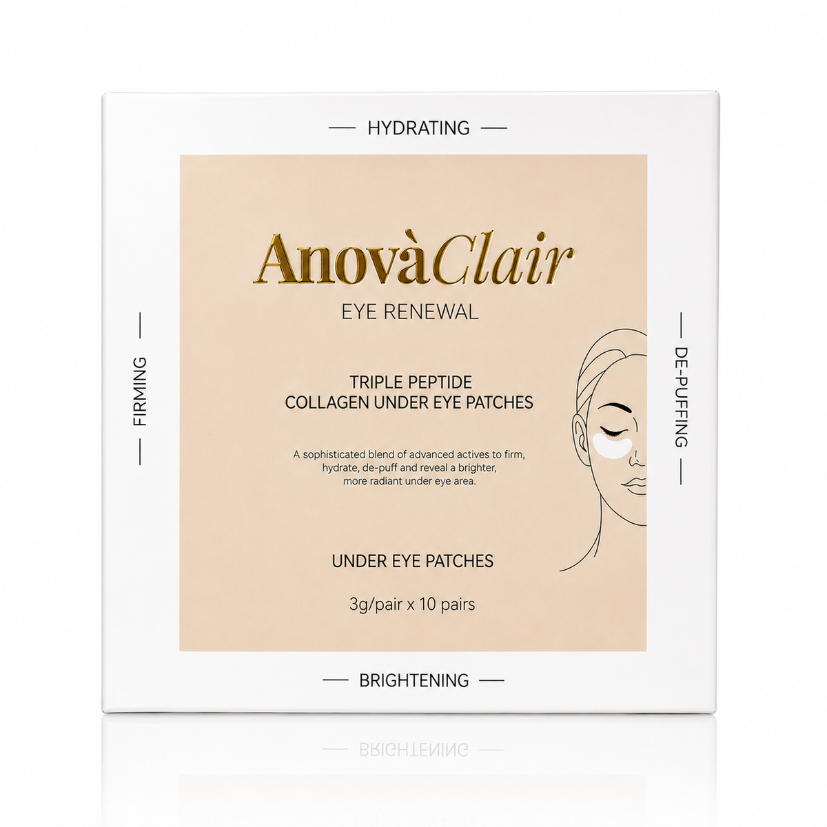 Triple Peptide Collagen under Eye Patches