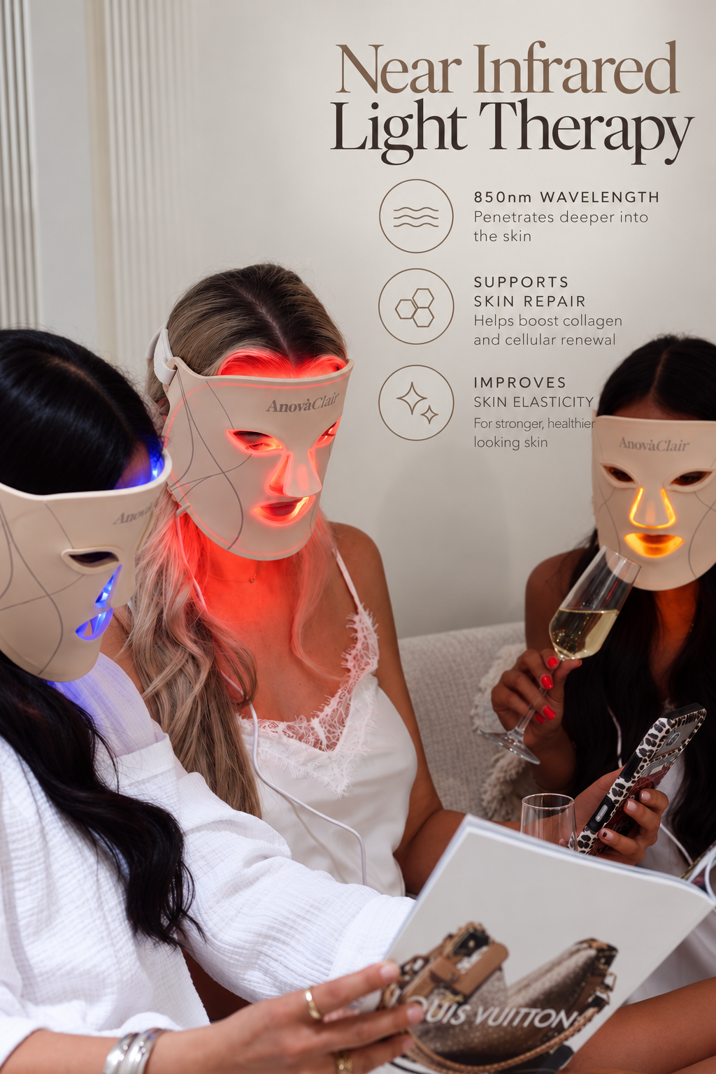 AnovàClair Advanced Full Coverage LED Mask